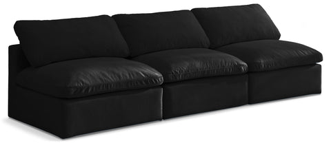 Plush - Modular Armless 3 Seat Sofa