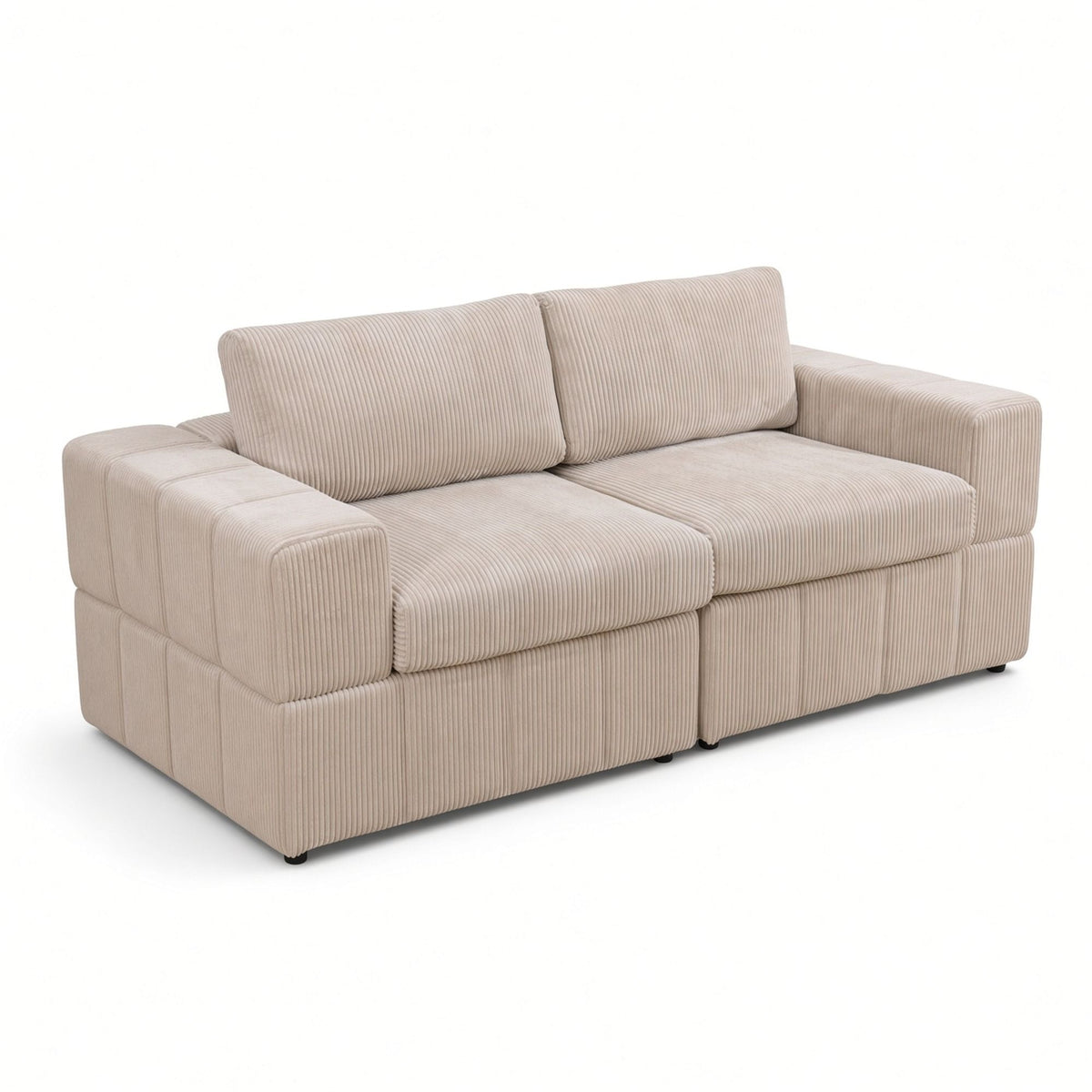 Oversized Modular Loveseat Set