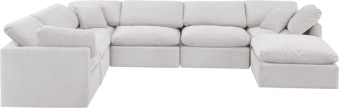 Indulge - Velvet 7 Piece Modular Sectional