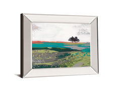 Summer Breeze By Leslie Bernsen - Mirror Framed Print Wall Art - Blue