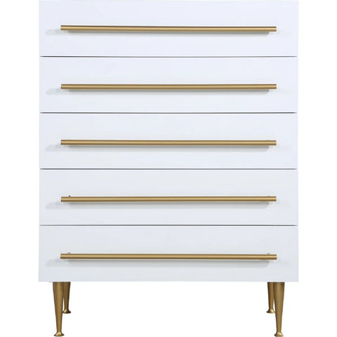 Contemporary 5 Drawer Chest For Bedroom