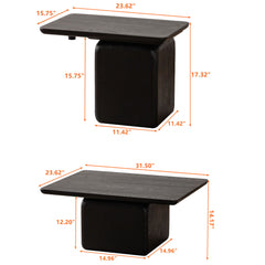 Square Coffee Table Set (Set of 2)