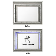 Antares - Mirror With LED - Light Gray