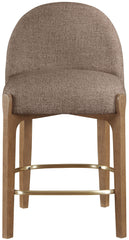 Torino - Counter Stool With Brushed Brown Base