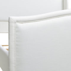 Carmen - Upholstered Wingback Panel Bed Frame