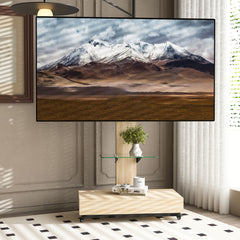 Adjustable Height Mobile TV Cart