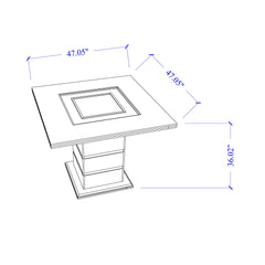 Ariya - 5 Pieces Bar Table And Bar Stool Set