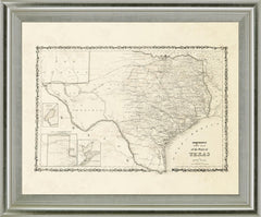 Aged Cartographer - 28" x 34" Framed Wall Art