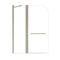Shower Doors For Bathtub With Tempered Glass
