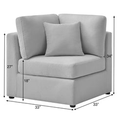 Chauncy - Corner Wedge Chair