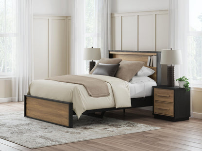 Kozmour - Bookcase Complete Bed Frame
