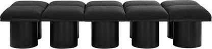 Pavilion - 10 Piece Modular Bench With Black Base
