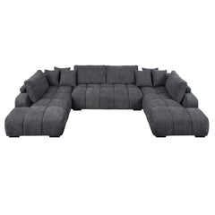 Chosen - Sectional Sofa With Toss Pillows And Chaise