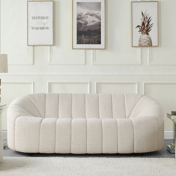 Osmash - Sofa - White Teddy Sherpa