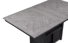 Buford - Counter Height Table - Charcoal / Light Gray