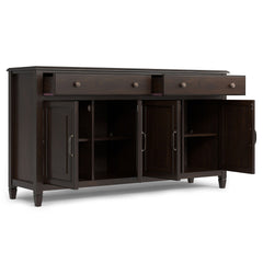 Connaught - Large Sideboard Buffet Storage Cabinet - Brown