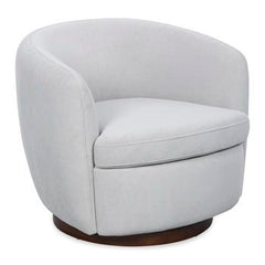 Annbury - Swivel Accent Chair - Light Beige