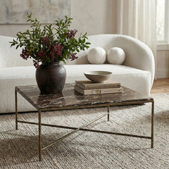 Valen - Marble And Iron Table