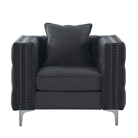 Gillian II - Chair - Light Gray Velvet