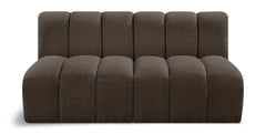 Arc - Boucle Fabric 2 Seats Modular Sofa