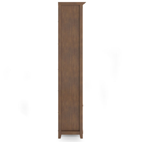 Amherst - 5 Shelf Bookcase - Rustic Natural Aged Brown