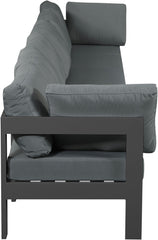 Nizuc - Outdoor Patio 6 Seat Modular Sofa With Gray Frame