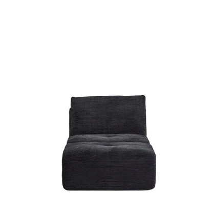Single Chaise Longue With Movable Ottoman For Living Room