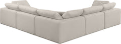 Comfy - 5 Piece Linen Modular Corner Sectional