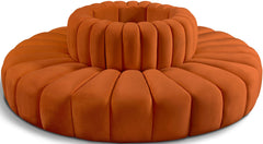 Arc - Velvet 8 Piece Round Modular Sofa