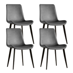 Modern Dining Chairs Ergonomic Design For Kitchen (Set of 4)