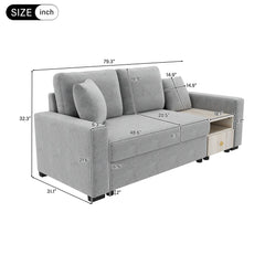 Modular Sofa Couch With Storage Armrest And Center Console
