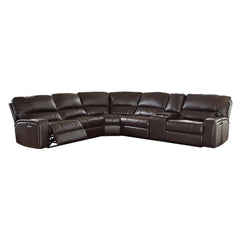 Saul - Power Motion Sectional Sofa - Espresso