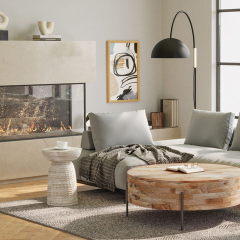 Boyd - Accent Table - White Wash