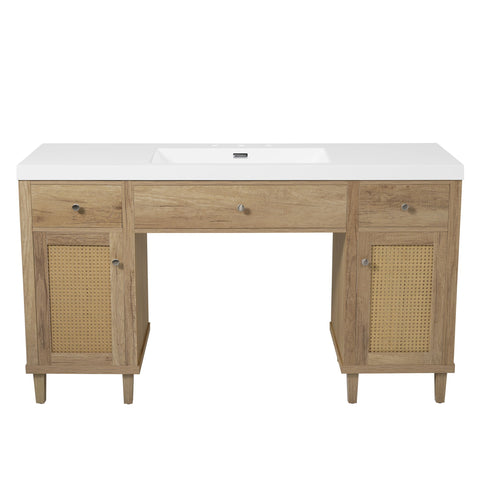 Bathroom Vanity With Sink, Spacious Storage Cabinet
