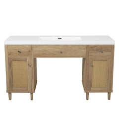 Bathroom Vanity With Sink, Spacious Storage Cabinet