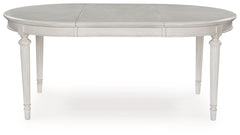 Montelaine - Oval Dining Room Extension Table - Antique White