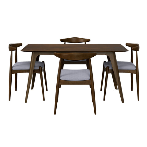 Retro Elegant 5 Piece Dining Set