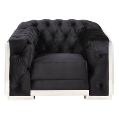 Pyroden - Chair - Black Velvet & Chrome