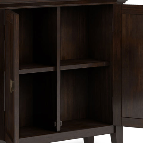Redmond - Low Storage Cabinet - Brunette Brown