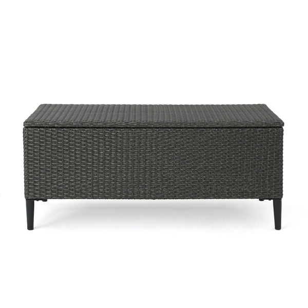 Rupert - Storage Unit Resin Wicker Outdoor