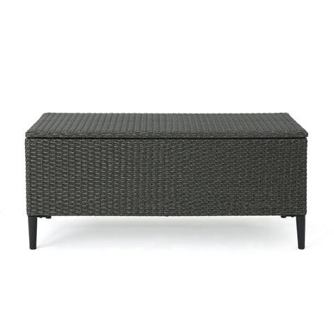 Rupert - Storage Unit Resin Wicker Outdoor