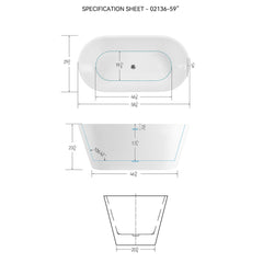 Freestanding Bathtub, Modern & Contemporary Design Soaking Tub With Toe-Tap Drain In Chrome And Classic Slotted Overflow