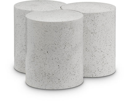 Dimple - 3 Piece Modular Coffee Table - Terazzo Finish