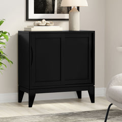 Harper - Low Storage Cabinet - Black