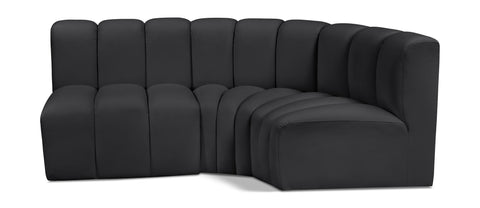 Arc - Faux Leather 3 Piece Sofa