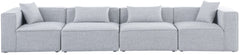 Cube - Linen Modular 4 Seat Sofa