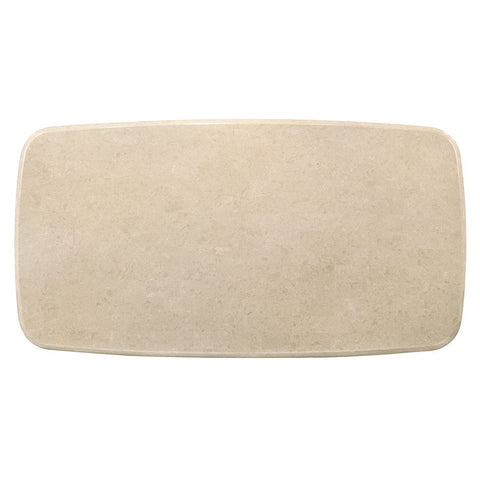 Kasha - Dining Table With Marble Top Top - Vintage Oak