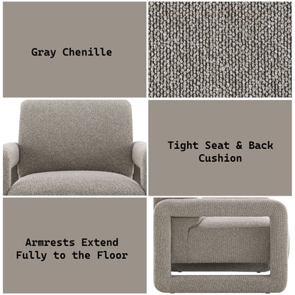 Glenda - Accent Chair - Gray