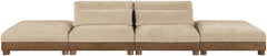Turin - Chenille Fabric Upholstered Modular Sectional - Beige