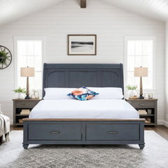 Americana - Sleigh Bed